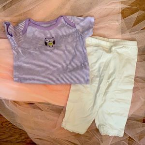 Carter’s set - onesie and leggings